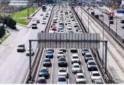İstanbul'da bayramın birinci günü trafik yoğunluğu