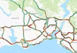İstanbul'da trafik kilit! İşte yoğunluk yaşanan bölgeler...