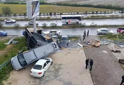 Antalya'da hortum felaketi! 2 tonluk evi uçurup 9 arabayı parçaladı