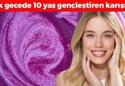 1 bardak içmek yetiyor: Tek gecede 10 yaş gençleştiriyor! Kırışıkları santim santim açıp cilde içten kolajen yüklüyor!