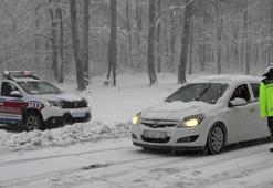 Kış geri geldi! İstanbul'un yanı başı beyaza büründü