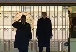Cumhurbaşkanı Erdoğan, Endonezyalı mevkidaşı Subianto'yu resmi törenle karşıladı