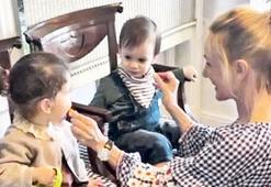 Bettina Machler torunlarla Paskalya keyfinde!