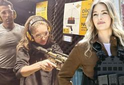 Rıza Baba'nın yeni gözdesi... Yasemin Allen'a atış eğitimi verdi