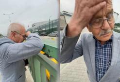 Hastane dönüşü eşini otobüste unuttu! Yaşlı adam yaşadığı panik kameraya yansıdı