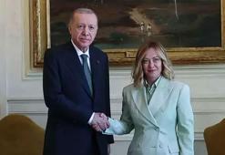 Cumhurbaşkanı Erdoğan, İtalya Başbakanı Meloni ile görüştü
