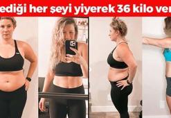 İstediğini yiyerek tam 36 kilo birden verdi! Yağları cayır cayır eritiyor, meğer mum gibi erimenin sırrı buymuş!