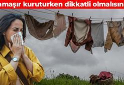 Çamaşırları kuruturken hastalığa yakalanabilirsiniz! Saman nezlesi ve polen alerjisinin temelinde yatıyor