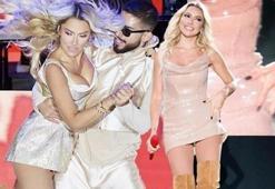 Eleştirilerin odağı olan Hadise sahnede açtı ağzını yumdu gözünü!