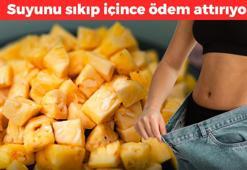 Vücuttaki ödemi bir gecede temizliyor! Suyunu sıkıp bardak bardak için: Bel ve basendeki yağları eritiyor, sabahları tartıda fark yaratıyor