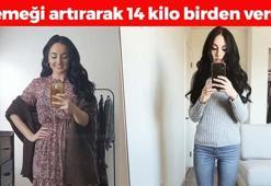 Çok daha fazla yiyerek 14 kilo birden verdi! Yağları cayır cayır eritiyor, meğer mum gibi erimenin sırrı buymuş!