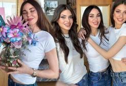 Defne Samyeli ve kızlarından Anneler Günü pozu! Beğeni yağdı