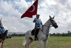 MSB'den 19 Mayıs'a özel klip: 16 büyük Türk devletinin bayrağını taşıyan atlı yer aldı