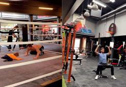 Kıvanç Tatlıtuğ oğlu Kurt Efe ile spor yaptığı anları paylaştı