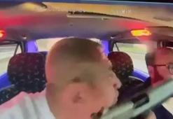 Taksiciyi silahla gasp edip şehir turu attı!
