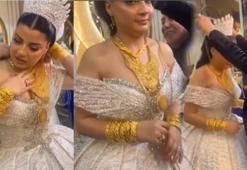 Murat Övüç oğlu Burak Can’ın düğününde kilolarca altın taktı