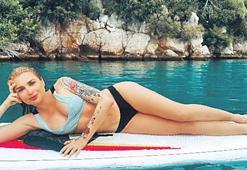 Sezonu Akyaka'da sörf okulunda açtı! Açılış pozu!