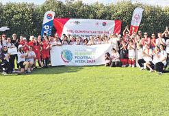 Özel sporcular futbola doydu