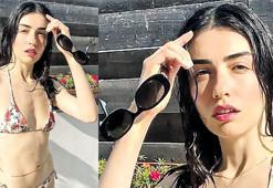 Hazar Ergüçlü, sevgilisiyle Kıbrıs'ta yorgunluk atıyor