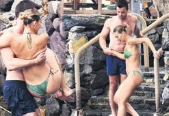 Melisa Döngel Bodrum'da aşk tatilinde! Yağmura aldırmadı, sevgilisiyle ilk kez görüntülendi