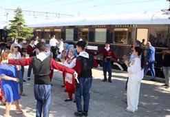 Orient Express'e davullu zurnalı karşılama