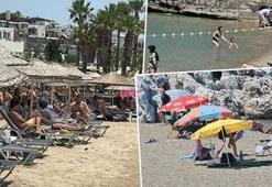Turistik bölgelerde bayram yoğunluğu: Plajlara akın ettiler