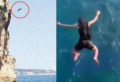 40 metreden suya atlayıp ağır yaralandı