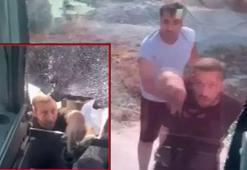 Tur otobüsün önünü kestiler, camlarını taşla kırdılar: O anlar kamerada