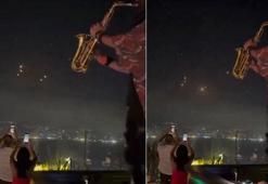 Lübnan semalarında füzeler uçtu! Gece kulübünde eğlenenler aldırış etmedi