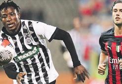 Sola Zubairu sağa Calabria