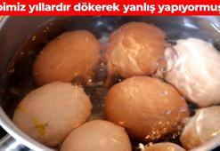 Yumurtayı haşlayın suyunu sakın dökmeyin! Kimse ne işe yaradığını bilmiyor