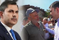 Bakan Kurum'dan yangında zarar gören köylere ziyaret! 'En geç 1 yıl içinde evlerinizi teslim edeceğiz'