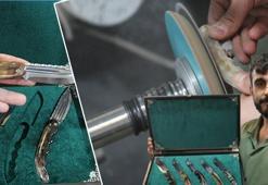 Dizilerden etkilenip Sivas bıçağı üretti! 10 bin boynuz arasından seçti: 35 bin TL'den satıyor