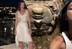Irina Shayk İstanbul turuna devam ediyor! Medusa'yı ziyaret etti