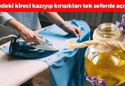 Ütü suyunun içine 2 damla ekleyin! Kireci anında kazıyıp çamaşırların tek seferde jilet gibi olmasını sağlıyor, kırışıklık bırakmıyor!
