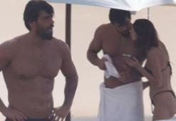 Aşıklar Bodrum'da! Can Yaman ve sevgilisi plajda sarmaş dolaş