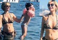 Özge Özder'in yazlık imajı dikkat çekti!