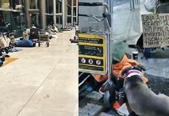 Havalimanında evsiz operasyonu