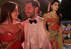 Lübnan'daki düğünden yeni paylaşım yaptı! Hande Erçel bu kez Hakan Sabancı'nın ceketiyle poz verdi