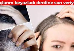 Beyaz saçları tarihe karıştırıyor! Kuaför kuaför dolaşmaya son: Haftada 2 kez uygulayın