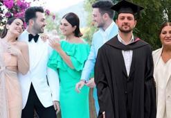 Sibel Can'ın Londra'da gurur günü! Küçük oğlu Emir mezun oldu