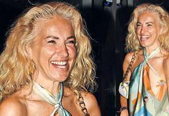 Burcu Esmersoy İstanbul gecelerinde makyajsız görüntülendi