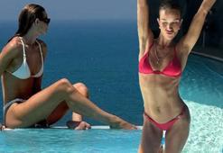 Dünyaca ünlü model Rosie Huntington-Whiteley ve ünlü oyuncu Jason Statham tatil için Antalya'ya geldi!