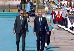 Cumhurbaşkanı Erdoğan, Kazakistan Cumhurbaşkanı Tokayev'i resmi törenle karşıladı
