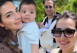 Melisa Aslı Pamuk'tan Monaco'da aile pozu!
