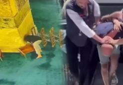 Ayasofya Camii’ne skandalında yeni detay: Sayfaları yaktı, üzerine parfüm sıktı!