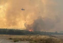 Çanakkale'de orman yangını! Tüm uçuşlar durduruldu