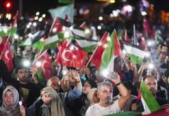 İstanbul’da 'Gazze'ye Umut Işığı Ol' yürüyüşü düzenlendi