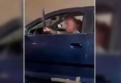 Ankara’da trafikte döner bıçaklı tehdit: Sürücü gözaltında