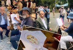Yüzleri gülümseten çizgiler: 55 yıldır aynı ağacın gölgesinde karikatür çiziyor